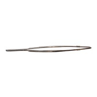 Steel auriculoacupuncture forceps with straight tip 11 cm